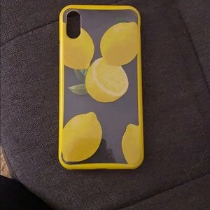 lemon “pink vs” iphone x case